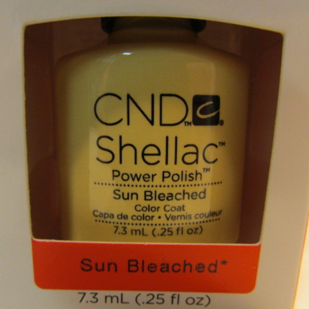 CND Shellac Brand Power Polish Color Coat “Sun Bleached” .25 oz